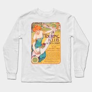 Ad for Touring Club de Belgique,1901 Long Sleeve T-Shirt